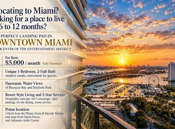 Ocean View 1BR/2BA at The Elser Residences